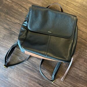 Fossil Claire leather backpack